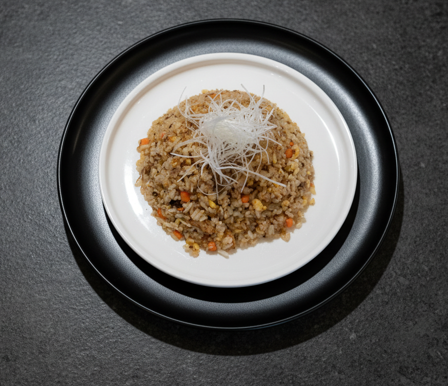 Teppan Pot Wagyu Cubes and Cheese with Rice